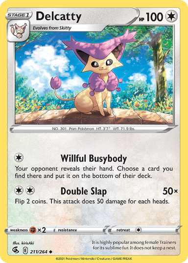 Delcatty, Fusion Strike 211