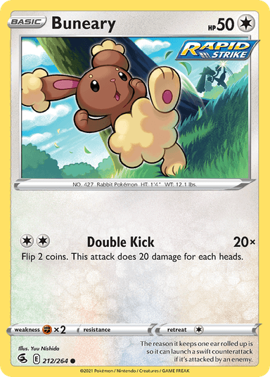 Buneary, Fusion Strike 212