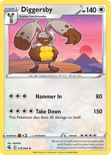 Diggersby, Fusion Strike 215