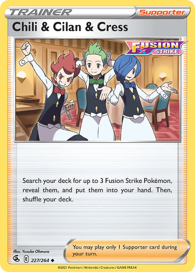 Chili & Cilan & Cress, Fusion Strike 227
