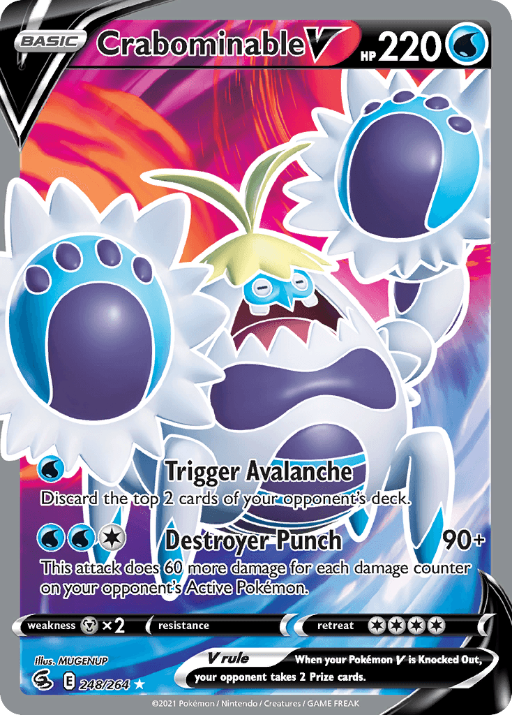 Crabominable V, Fusion Strike 248