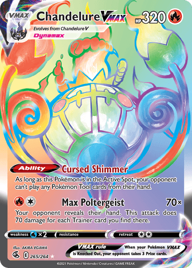 Chandelure VMAX, Fusion Strike 265