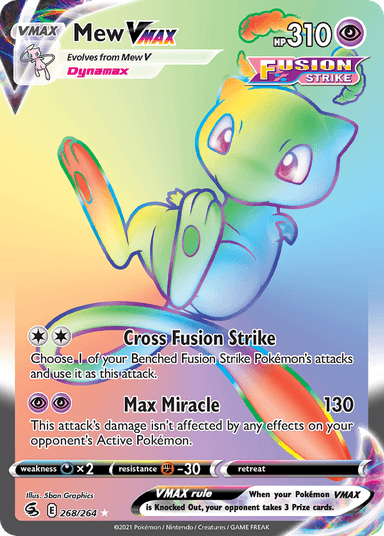 Mew VMAX, Fusion Strike 268
