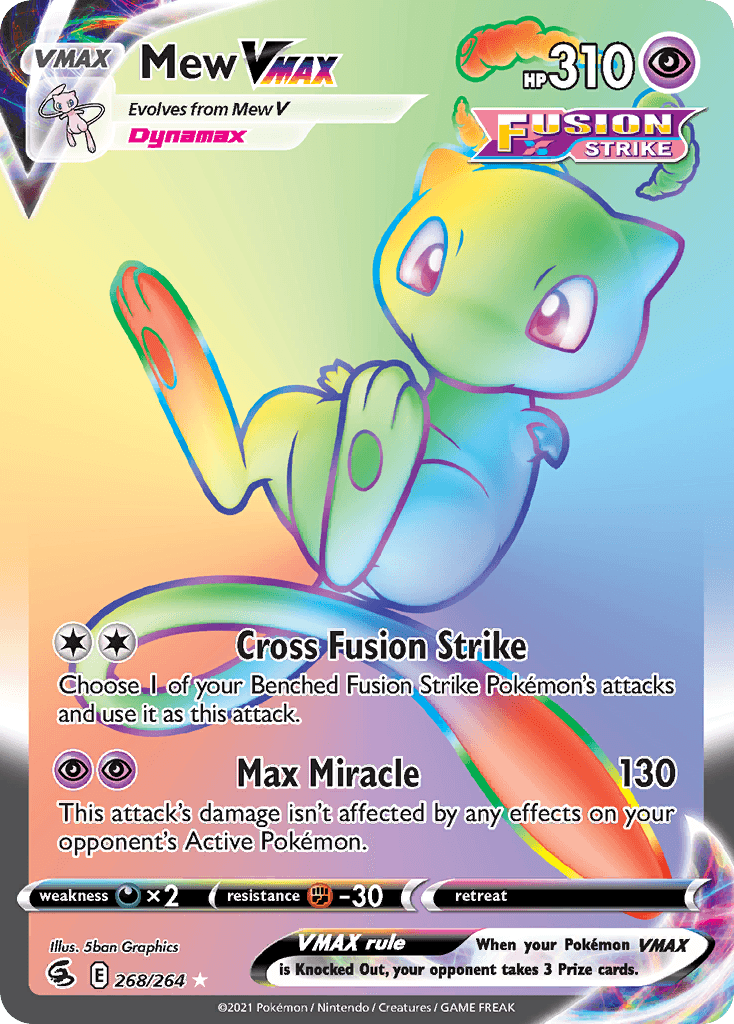 Mew VMAX, Fusion Strike 268