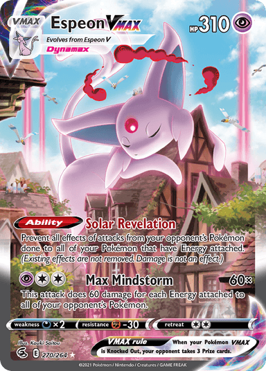 Espeon VMAX, Fusion Strike 270