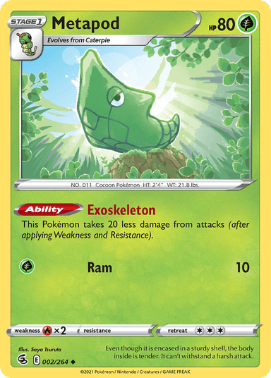 Metapod, Fusion Strike 2