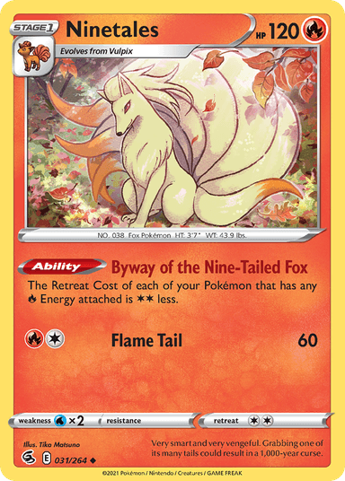 Ninetales, Fusion Strike 31