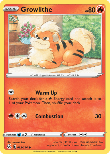 Growlithe, Fusion Strike 32