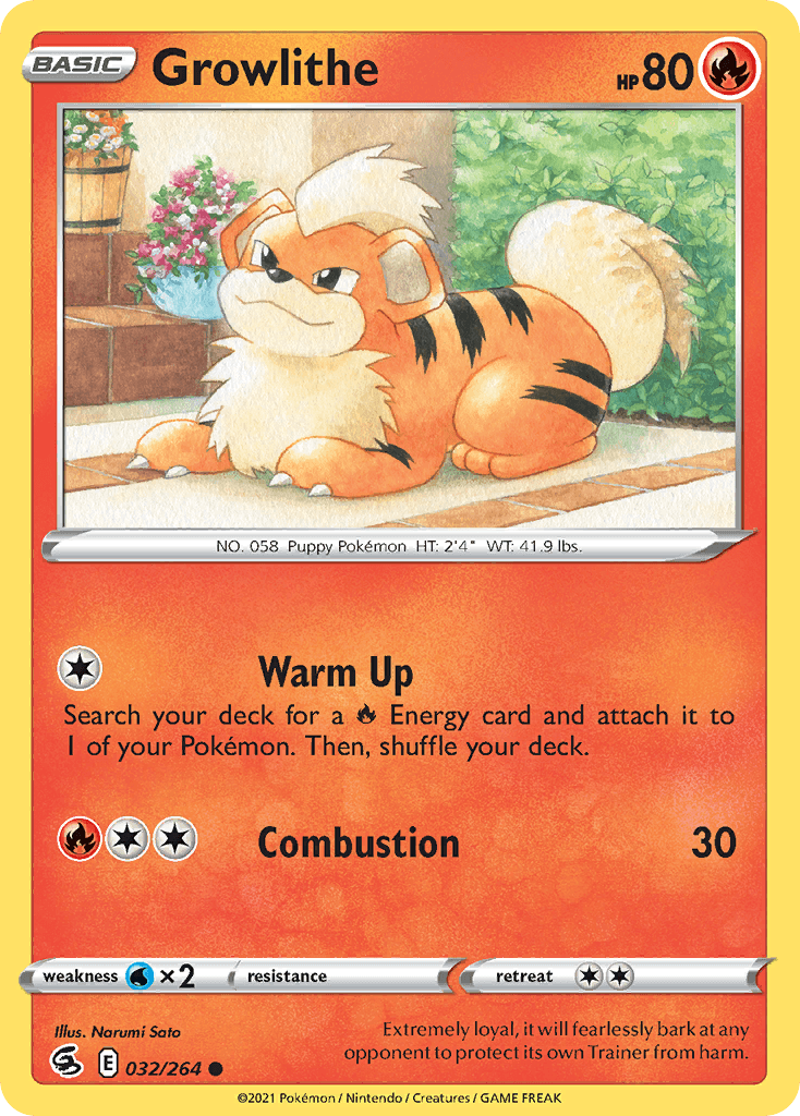 Growlithe, Fusion Strike 32