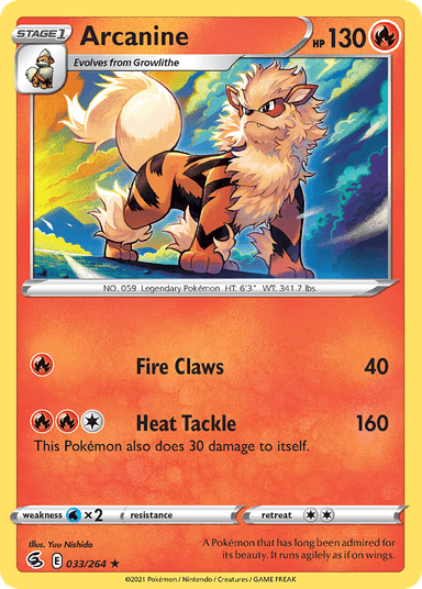 Arcanine, Fusion Strike 33