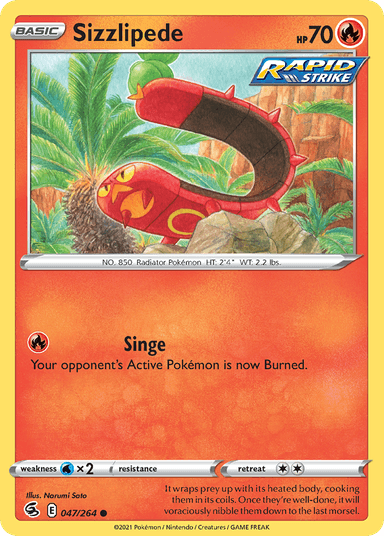 Sizzlipede, Fusion Strike 47