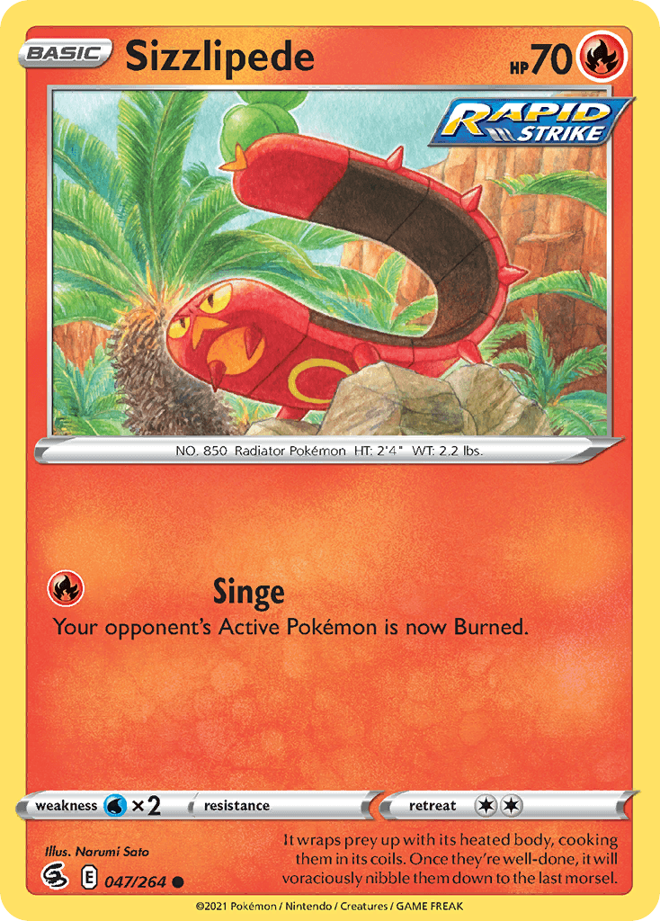 Sizzlipede, Fusion Strike 47