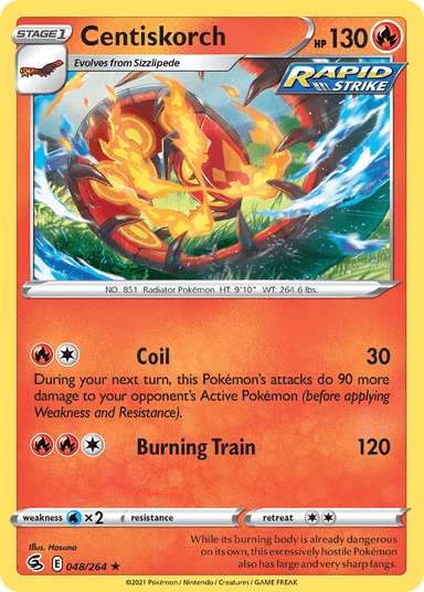 Centiskorch, Fusion Strike 48