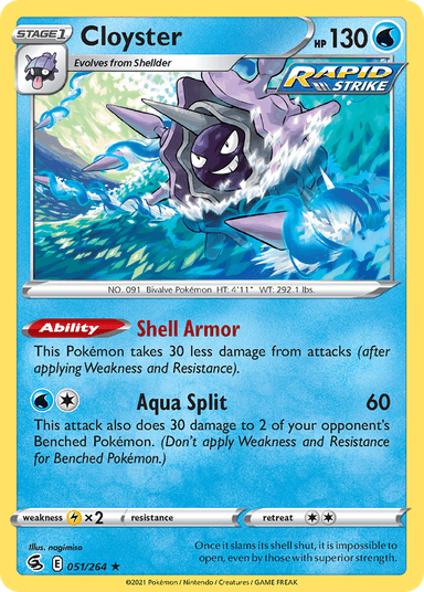 Cloyster, Fusion Strike 51