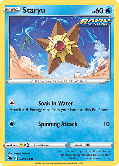 Staryu, Fusion Strike 52
