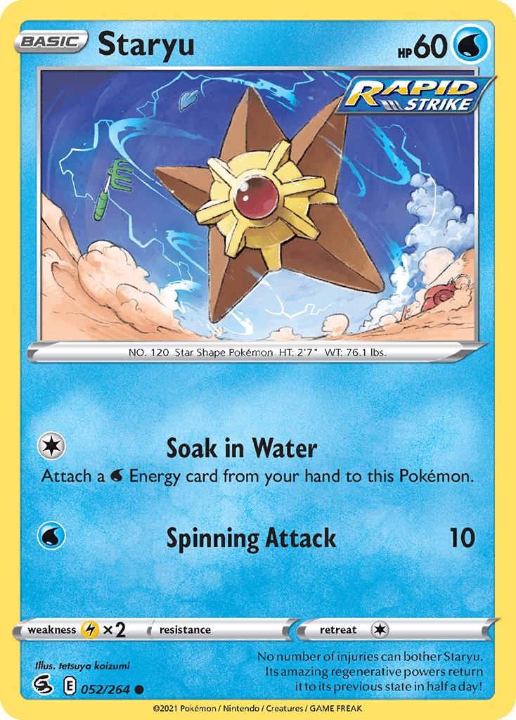 Staryu, Fusion Strike 52