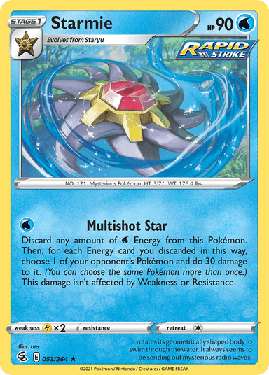 Starmie, Fusion Strike 53
