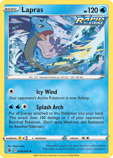 Lapras, Fusion Strike 54