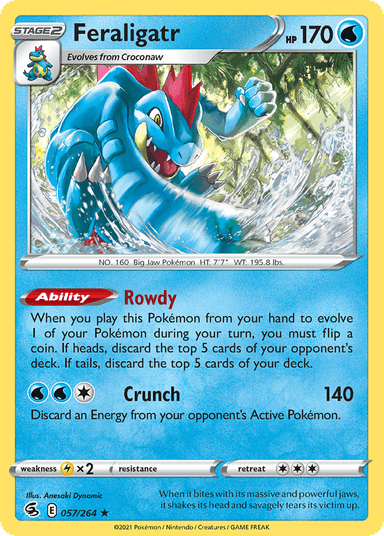 Feraligatr, Fusion Strike 57
