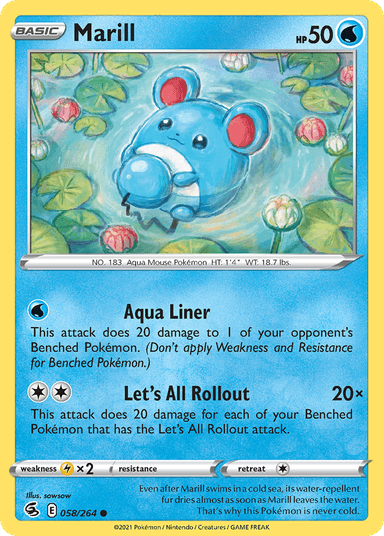 Marill, Fusion Strike 58