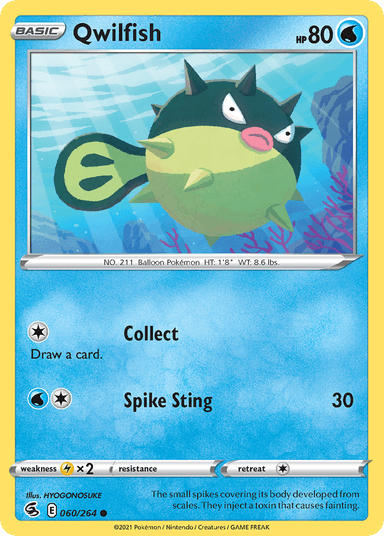 Qwilfish, Fusion Strike 60