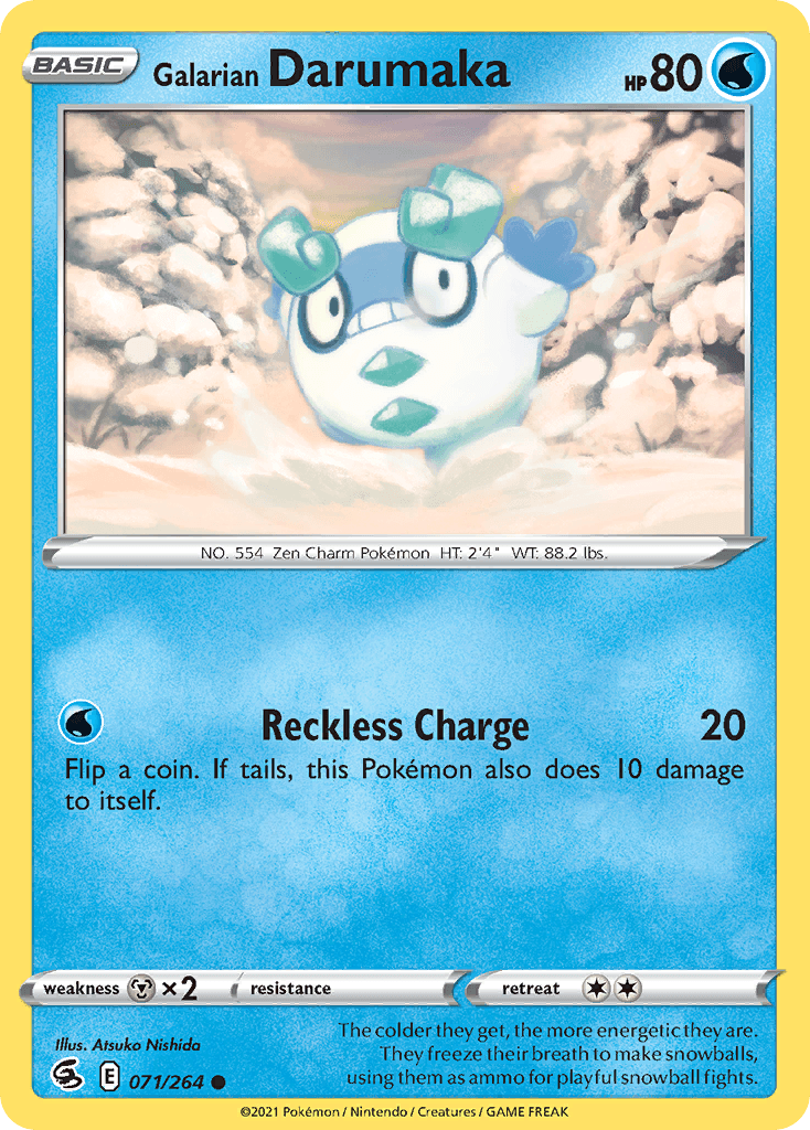 Galarian Darumaka, Fusion Strike 71