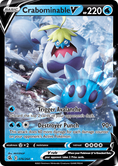 Crabominable V, Fusion Strike 76