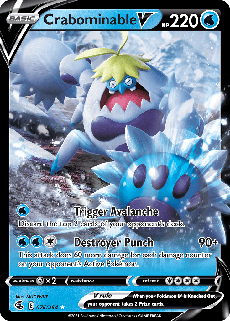 Crabominable V, Fusion Strike 76