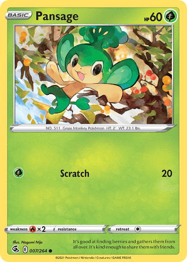 Pansage, Fusion Strike 7