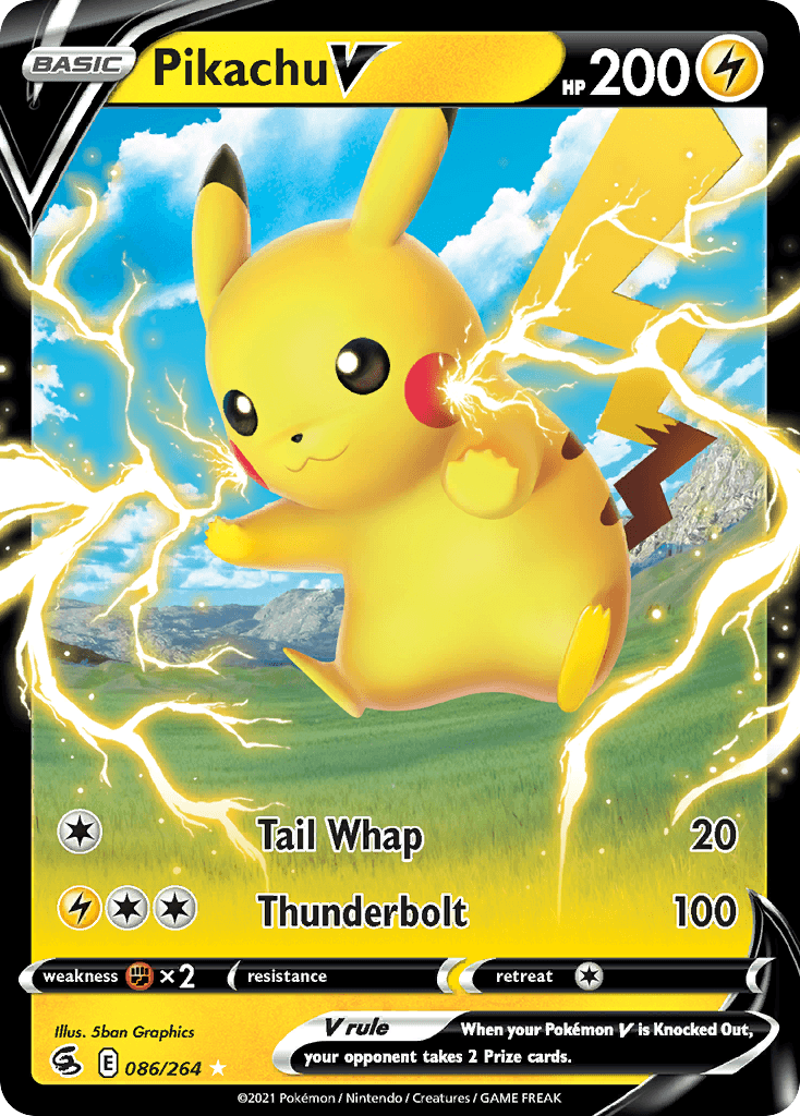 Pikachu V, Fusion Strike 86