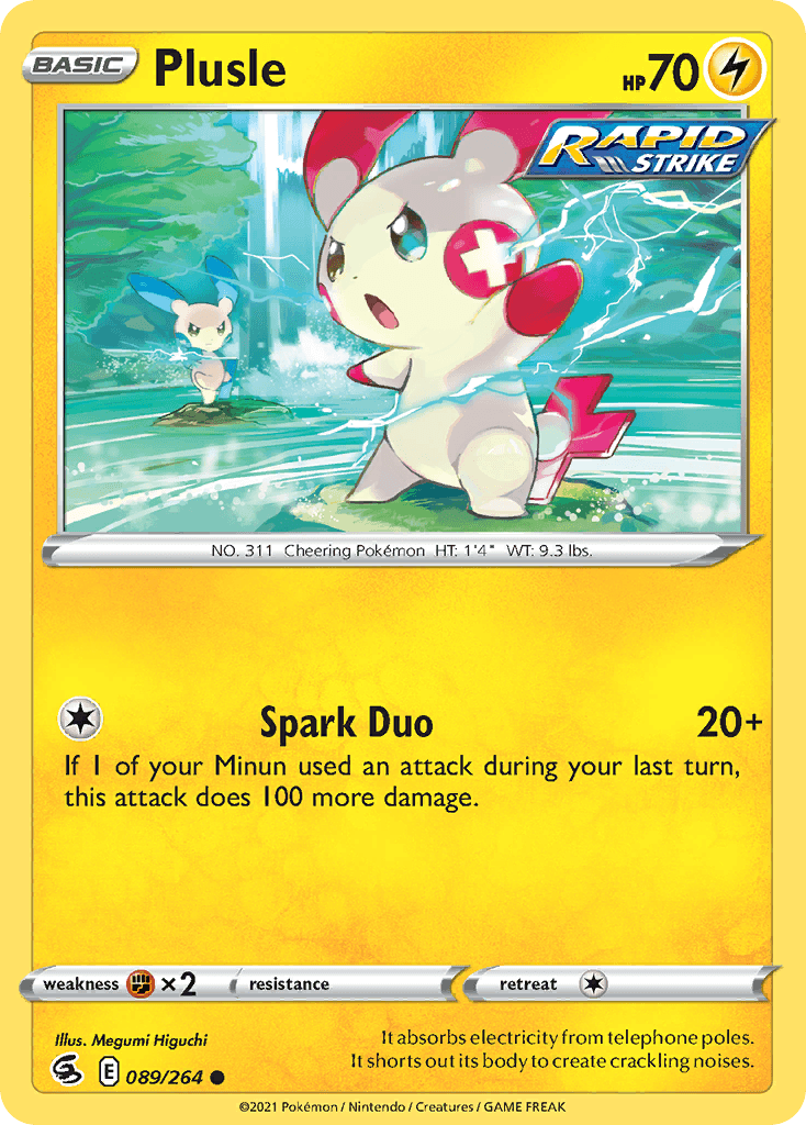 Plusle, Fusion Strike 89
