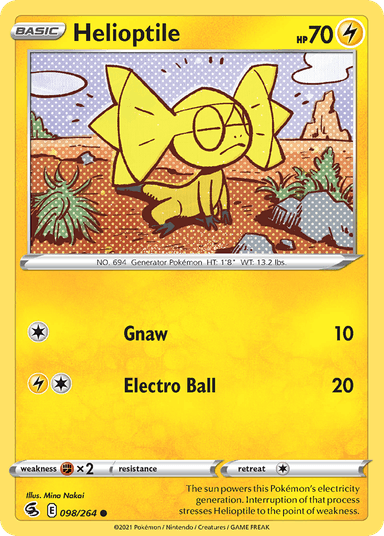Helioptile, Fusion Strike 98