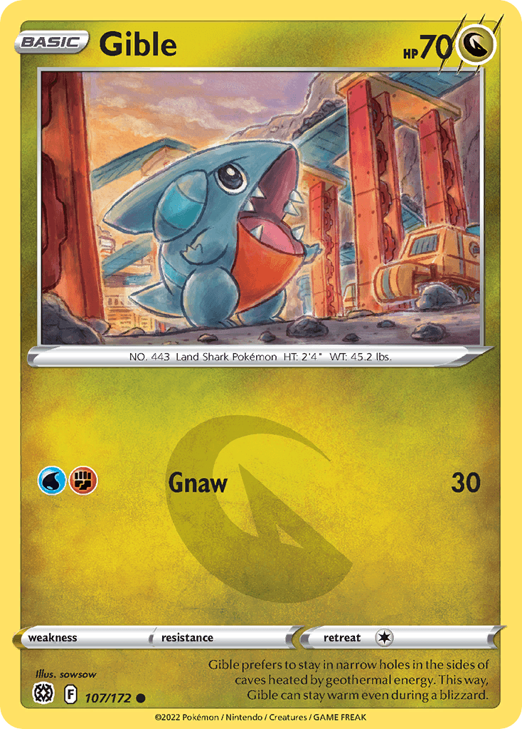 Gible, Brilliant Stars 107