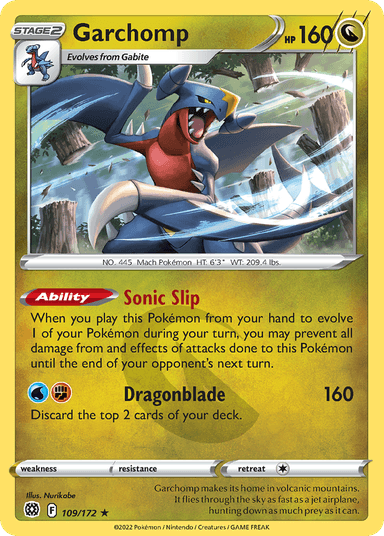 Garchomp, Brilliant Stars 109