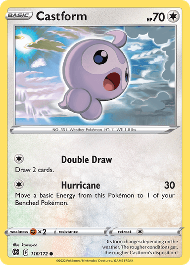 Castform, Brilliant Stars 116
