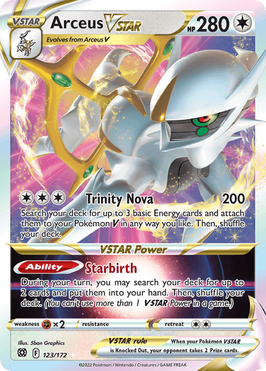 Arceus VSTAR, Brilliant Stars 123