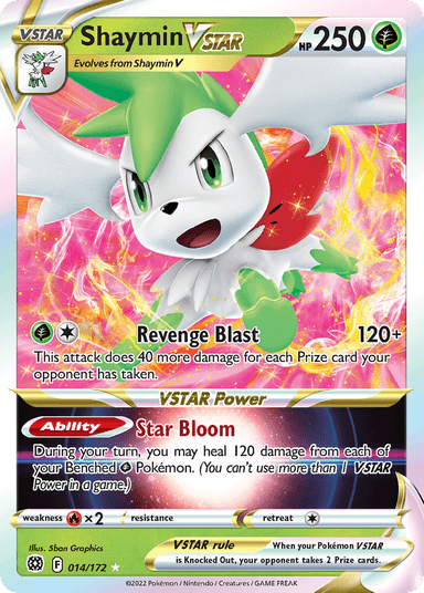Shaymin VSTAR, Brilliant Stars 14