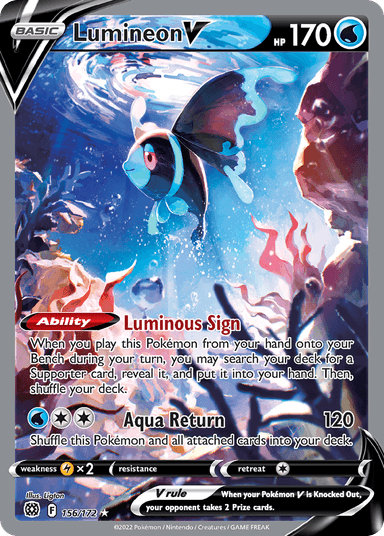 Lumineon V, Brilliant Stars 156