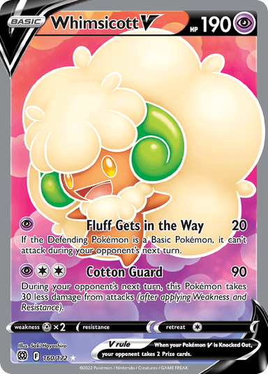 Whimsicott V, Brilliant Stars 160
