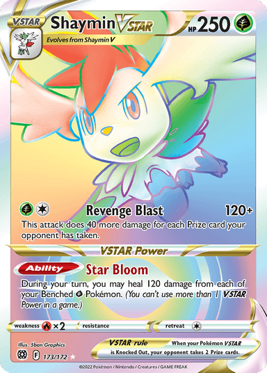 Shaymin VSTAR, Brilliant Stars 173