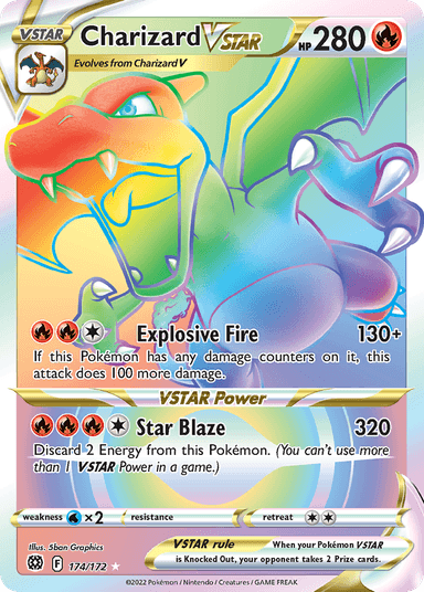 Charizard VSTAR, Brilliant Stars 174
