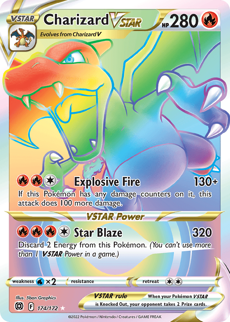 Charizard VSTAR, Brilliant Stars 174