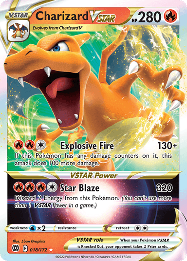 Charizard VSTAR, Brilliant Stars 18