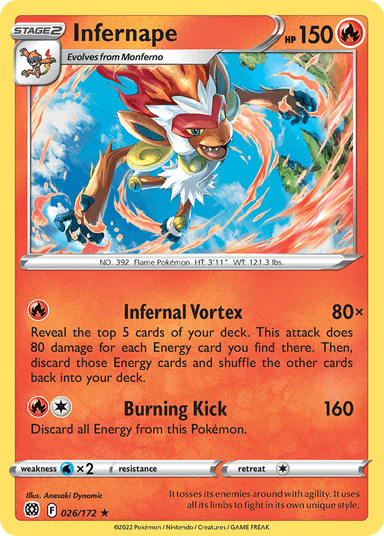 Infernape, Brilliant Stars 26