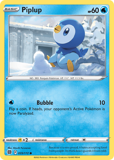 Piplup, Brilliant Stars 35