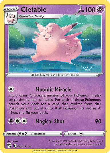 Clefable, Brilliant Stars 54