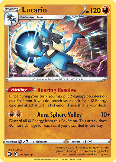 Lucario, Brilliant Stars 79