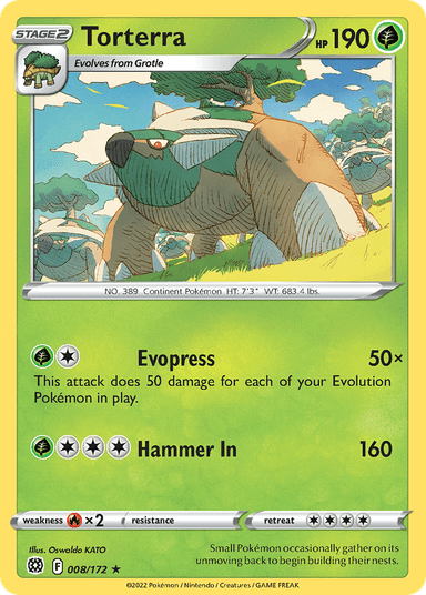 Torterra, Brilliant Stars 8