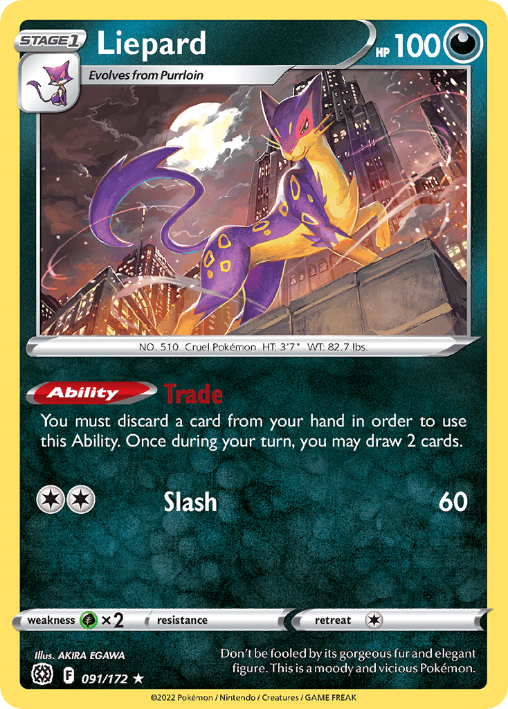 Liepard, Brilliant Stars 91