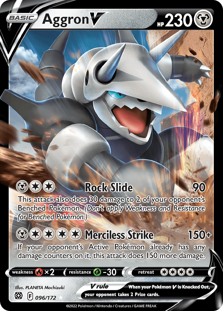 Aggron V, Brilliant Stars 96